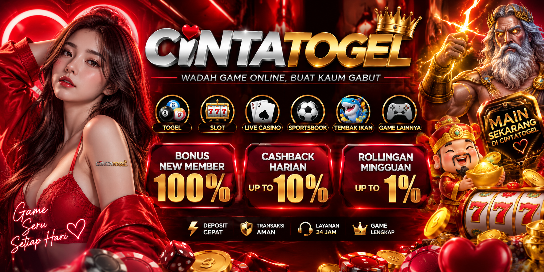CINTATOGEL | Wadah Game Online, Buat Kaum Gabut